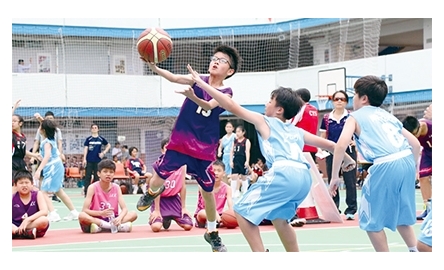 明愛元朗陳震夏中學籃球賽封面