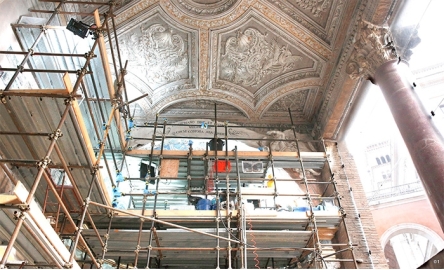 拉特朗大殿洗禮堂 修補五世紀馬賽克壁畫封面