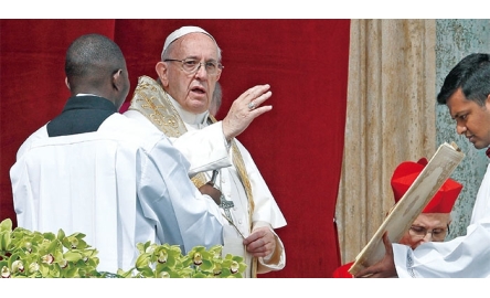教宗發表復活節文告 呼籲眾人成為和平橋樑封面