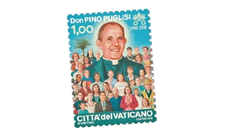 意神父致力滅罪遇害梵蒂岡發行郵票紀念封面