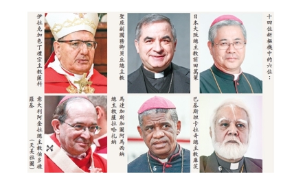 教宗方濟各宣布 六月擢升十四位樞機封面