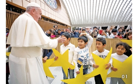 教宗接受電視訪問 談社會與個人領域封面