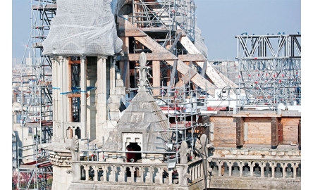 驚世大火兩周年 巴黎聖母院完成穩固工程封面