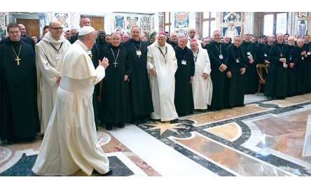 教宗接見聖本篤聯會 強調祈禱工作相配合封面