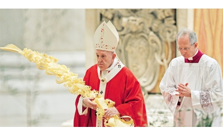 教宗發表聖週錄像信息 勉勵眾人疫情下以愛同行封面