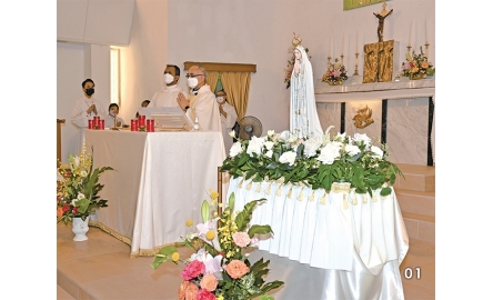 長洲花地瑪聖母堂 舉行聖母敬禮慶典封面