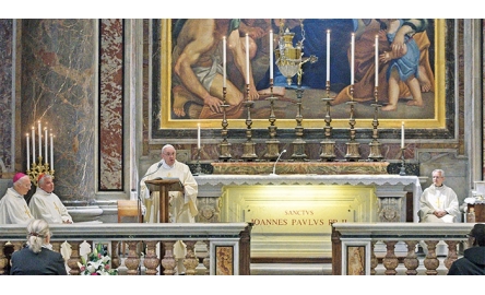 聖若望保祿二世出生百周年 教宗方濟各獻祭 稱許親民又慈悲封面