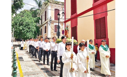 澳門教區九天祈禱 關懷疫情中的香港人封面